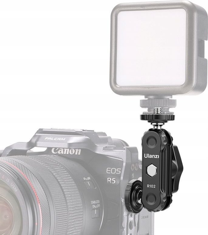 Ulanzi Ramię Uchwyt Mocowanie Magic Arm 9cm 2x Gwint 1/4'' Video VLOG ULANZI / R102