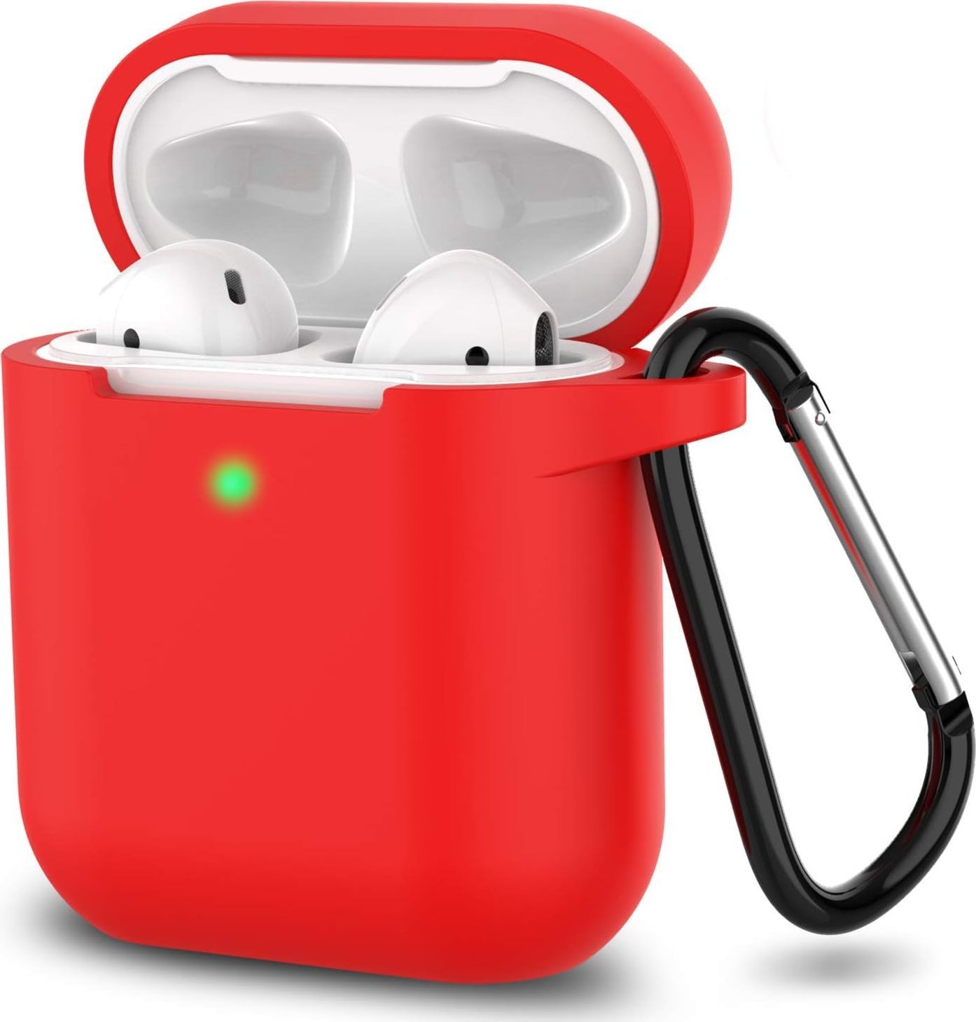 Vanfone Vanfone Etui silikonowe do Apple AirPods 1/2, czerwone (VANAX53003)