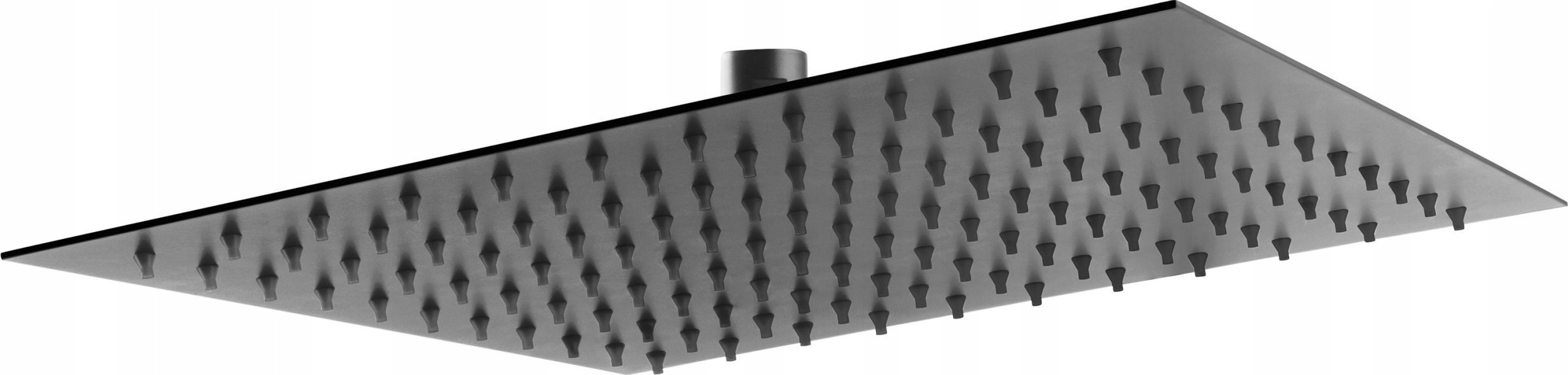 Deszczownica Ferro SLIM głowica talerzowa deszczowni kwadratowa 30cm, czarny