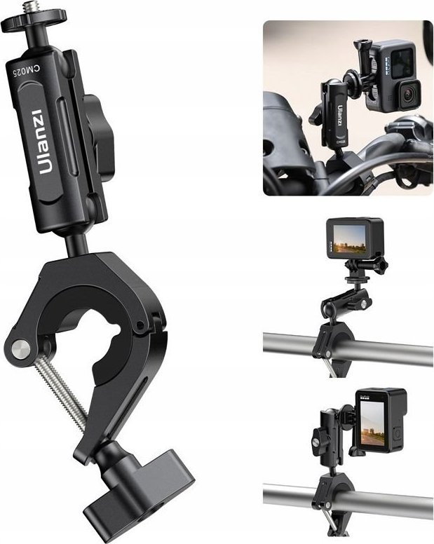 Ulanzi Magic Arm Uchwyt rowerowy - zaciskowy / śrubowy / system GoPro / CM025