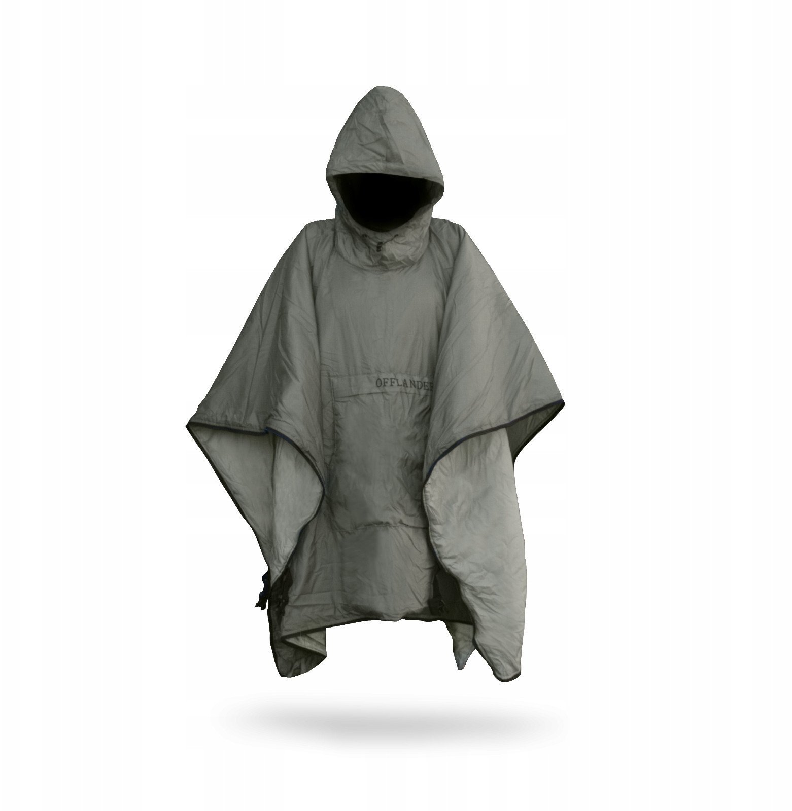 OFFLANDER PONCZO KEMPINGOWE WODOODPORNE SZARE