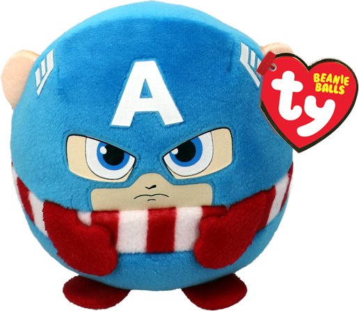 Ty Beanie Balls Marvel - Capitan America