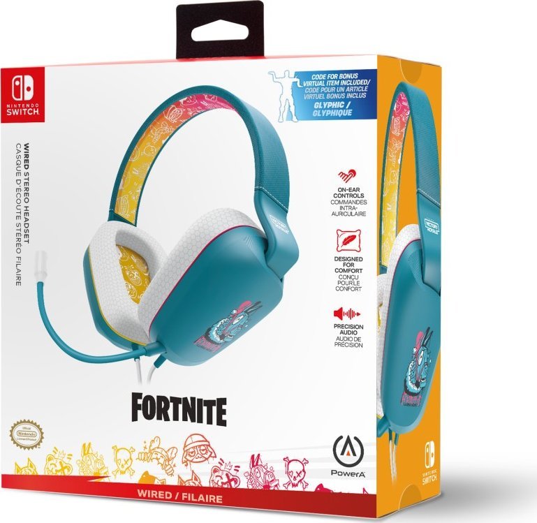 Słuchawki PowerA PowerA SWITCH Słuchawki przewodowe FORTNITE Llambro