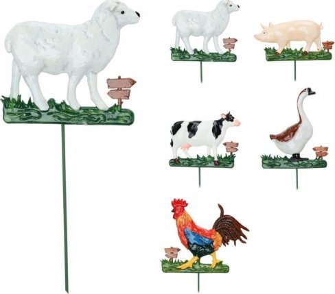 Koopman Pik dekoracyjny ogrodowy zwierzęta ozdoba na patyku 42 cm