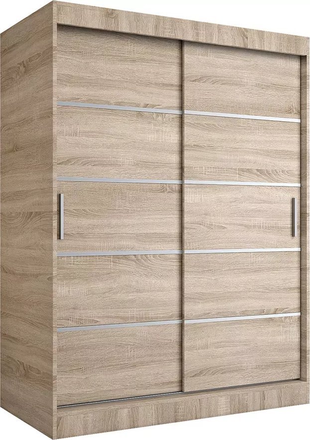 Elior Szafa przesuwna dąb sonoma 150 cm - Livia 4X