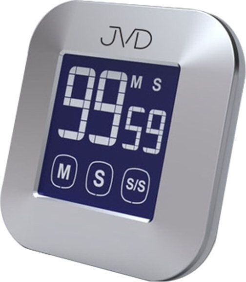 Minutnik JVD cyfrowy srebrny