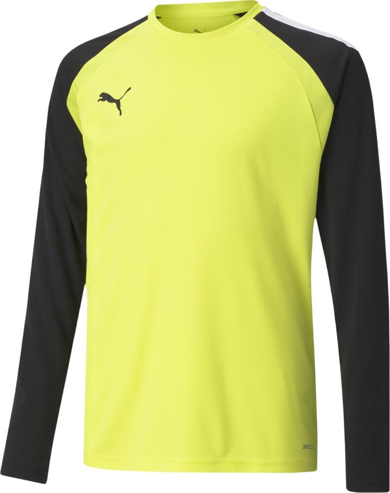 Puma Bluza bramkarska dla dzieci Puma teamPACER GK LS Jersey żółta fluo 704939 42 152cm