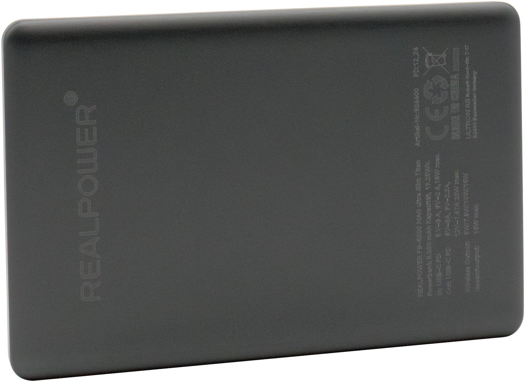 REALPOWER PB-5000 MAG ultra Slim,5000mAh,MAGSAFE,Titan