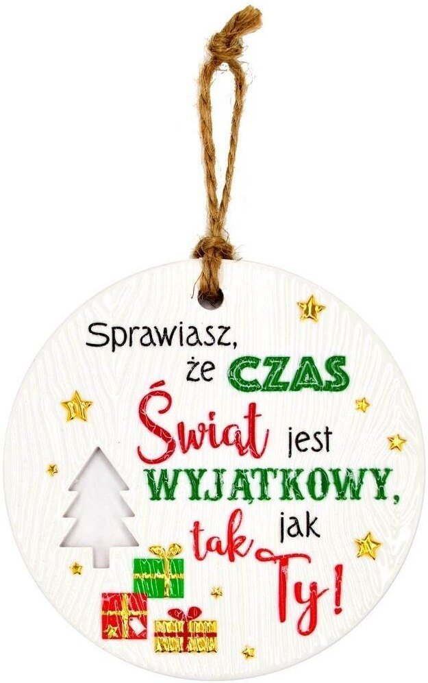 Zawieszka ceramiczna Boże Narodzenie