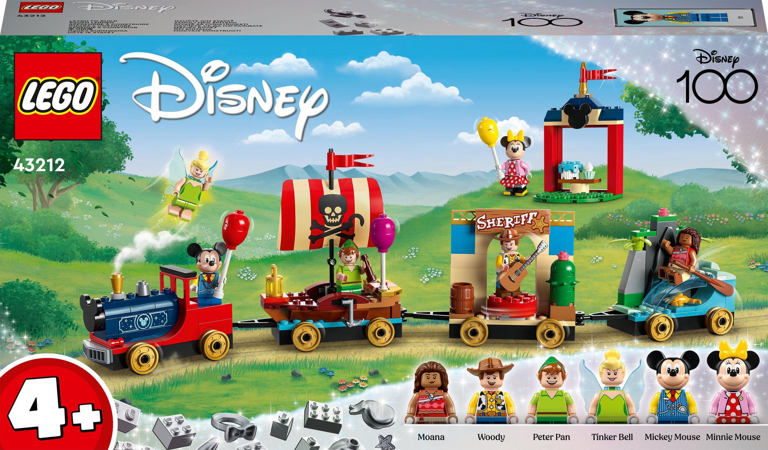 LEGO Disney — pociąg pełen zabawy (43212)