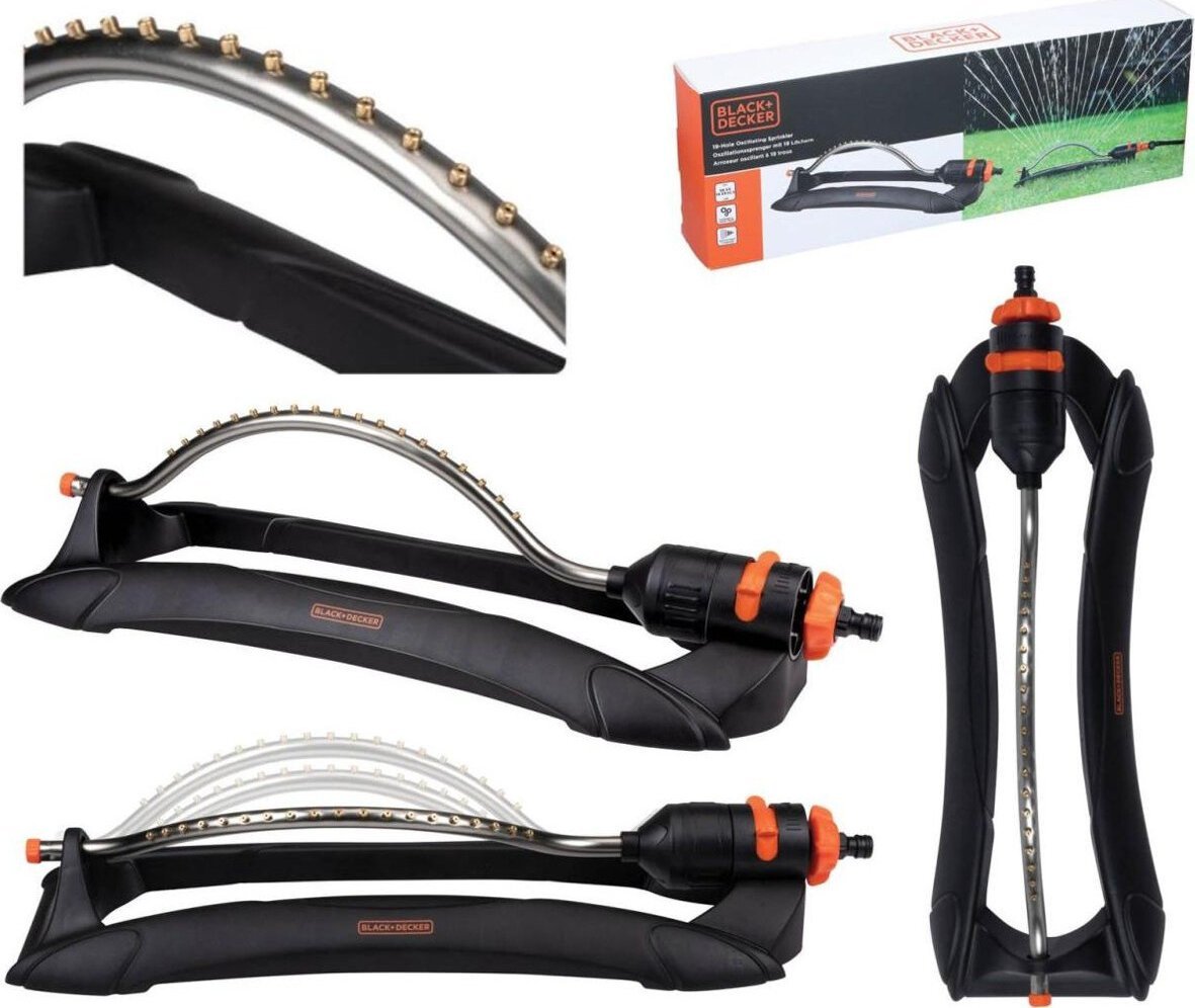 Verto ZRASZACZ OSCYLACYJNY TURBO 19 DYSZ BLACK + DECKER