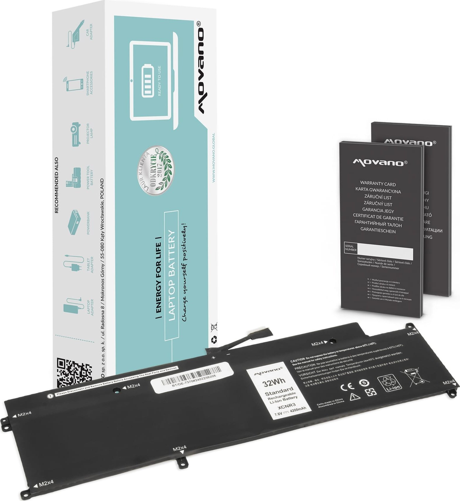 Bateria Movano Bateria Movano do Dell Latitude 13 (7370), (E7370)