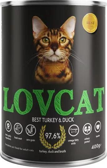 LOVCAT LOVCAT 400g BEST TURKEY & DUCK /6
