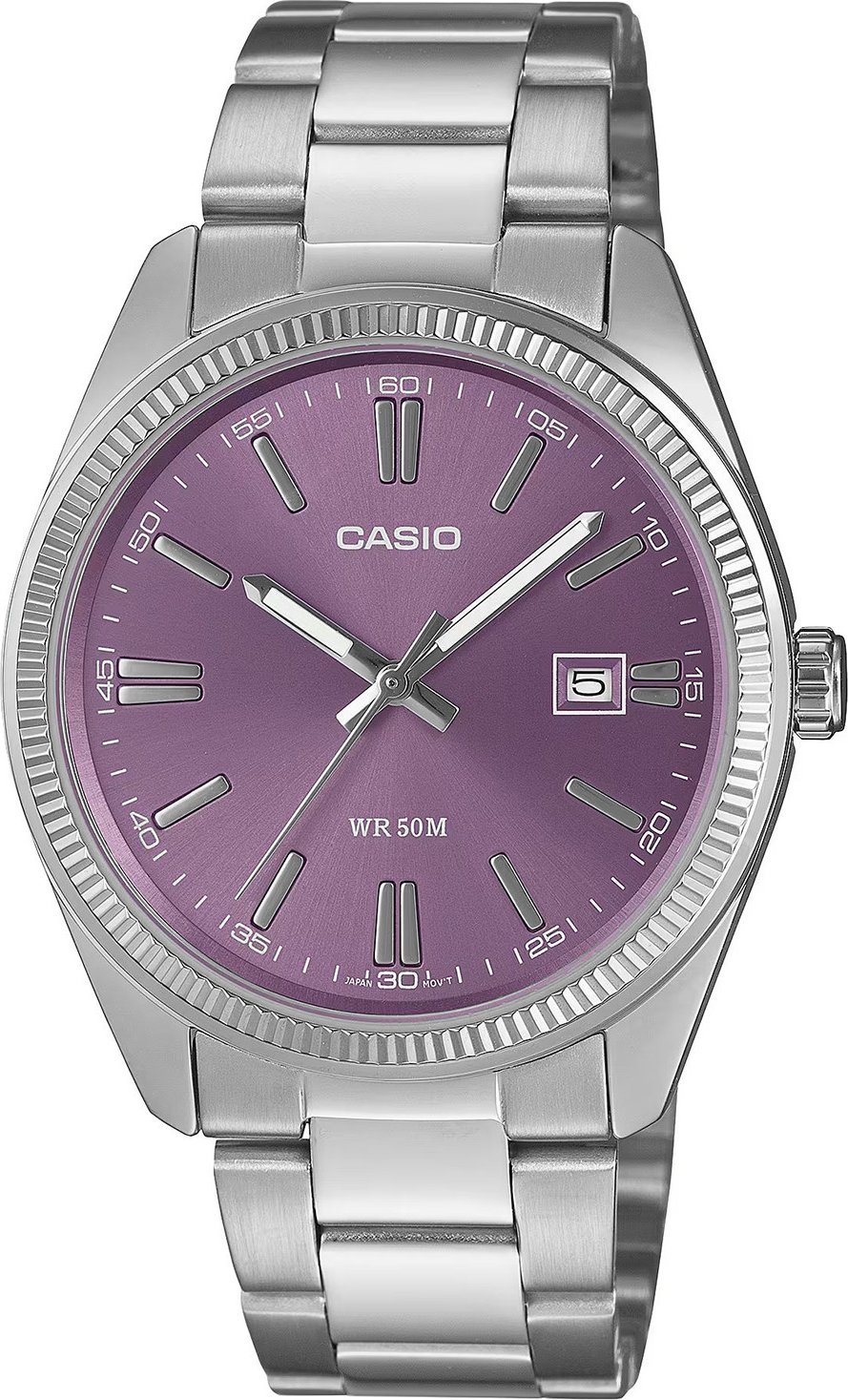 Zegarek Casio Zegarek męski Casio MTP-1302PD-6AVEF srebrny