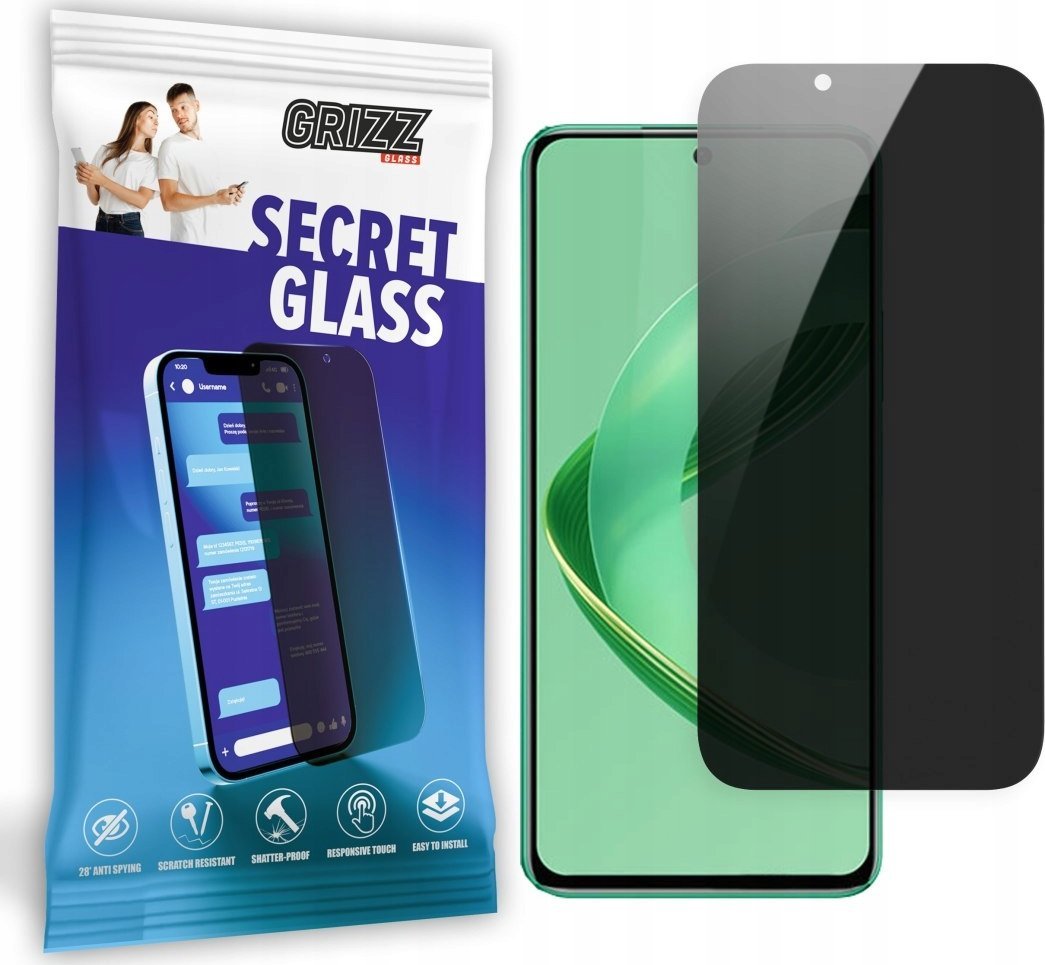 GrizzGlass Szkło prywatyzujące GrizzGlass SecretGlass do Huawei nova 11 SE