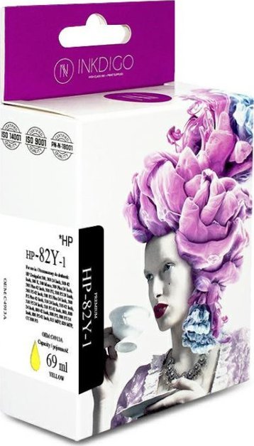 Tusz HP Tusz INKDIGO do HP 82 (C4913A) Yellow