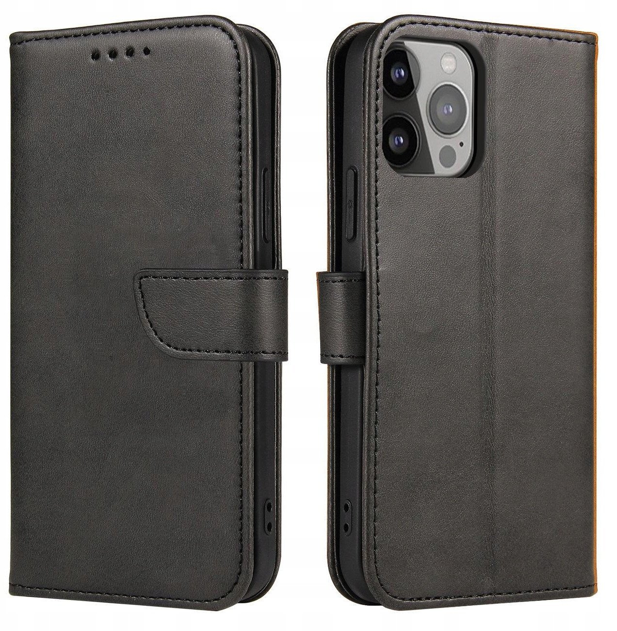 Magnet Case etui TCL 20 Pro 5G pokrowiec z klapką portfel podstawka czarne