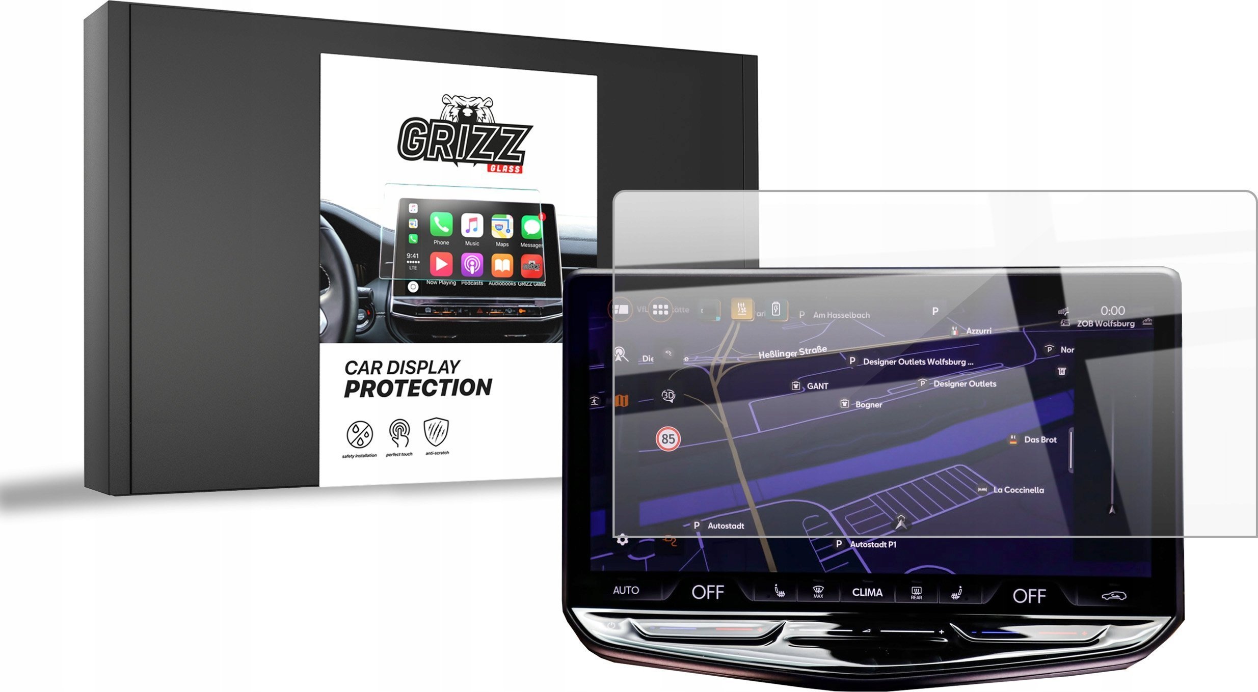 Folia ceramiczna GrizzGlass CarDisplay Protection do Cupra Tavascan 15" (2025)