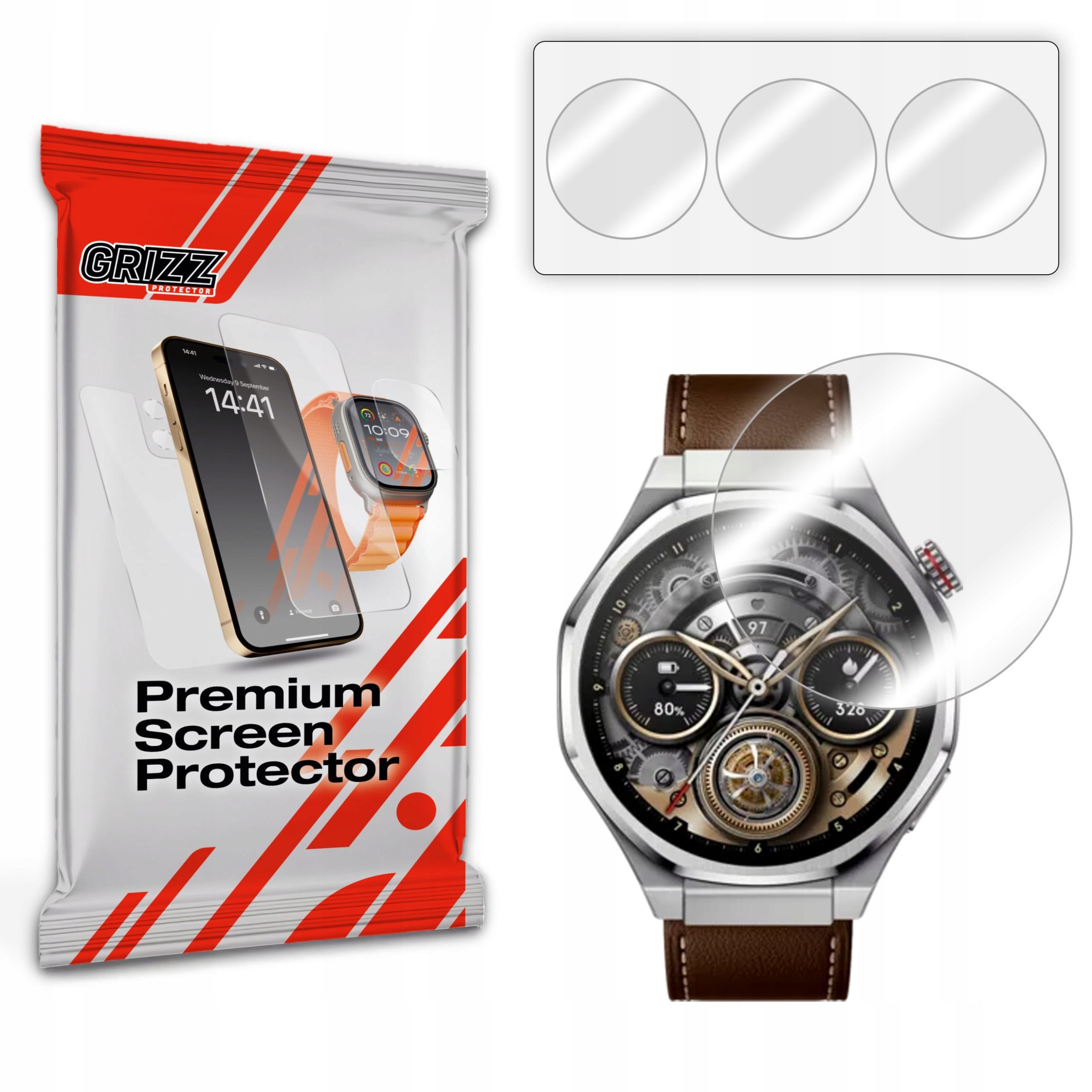 Folia hydrożelowa GrizzGlass Hydrofilm do Honor Watch 5 Ultra