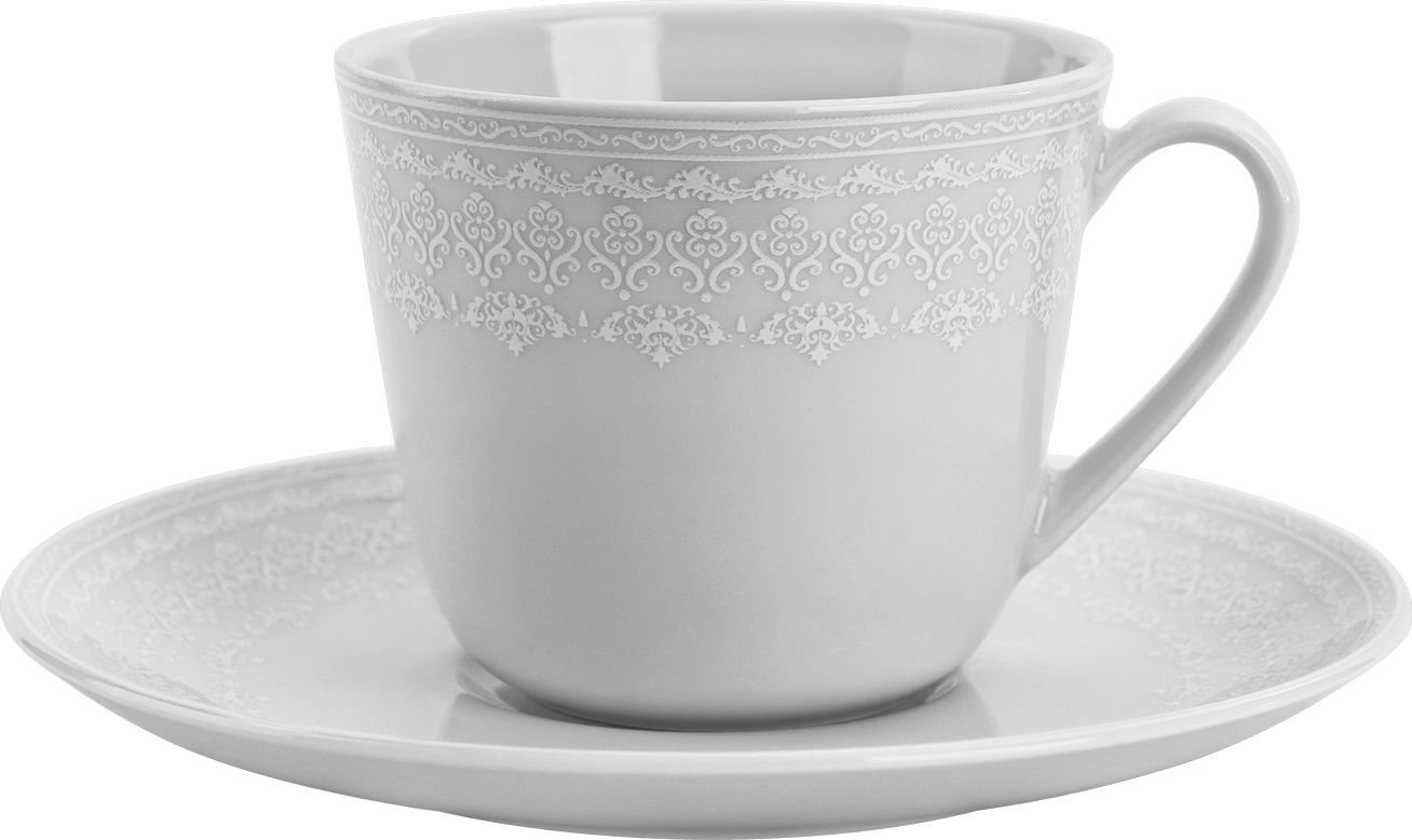 Kristoff Komplet 6 filiżanek 200ml ze spodkami Prowans