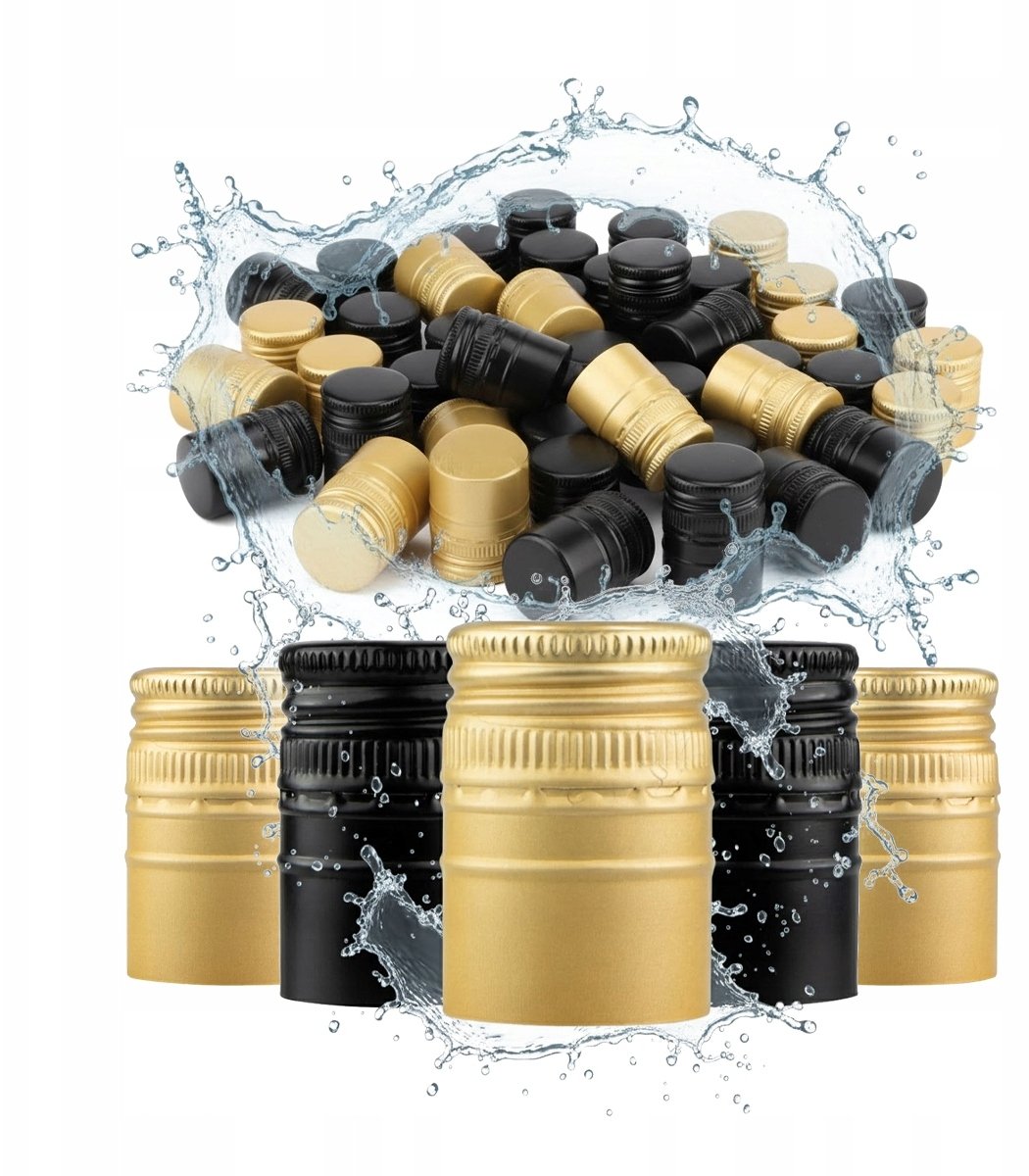 100x Zakrętka 30x44 zakrętki DO BUTELEK NA ALKOHOL