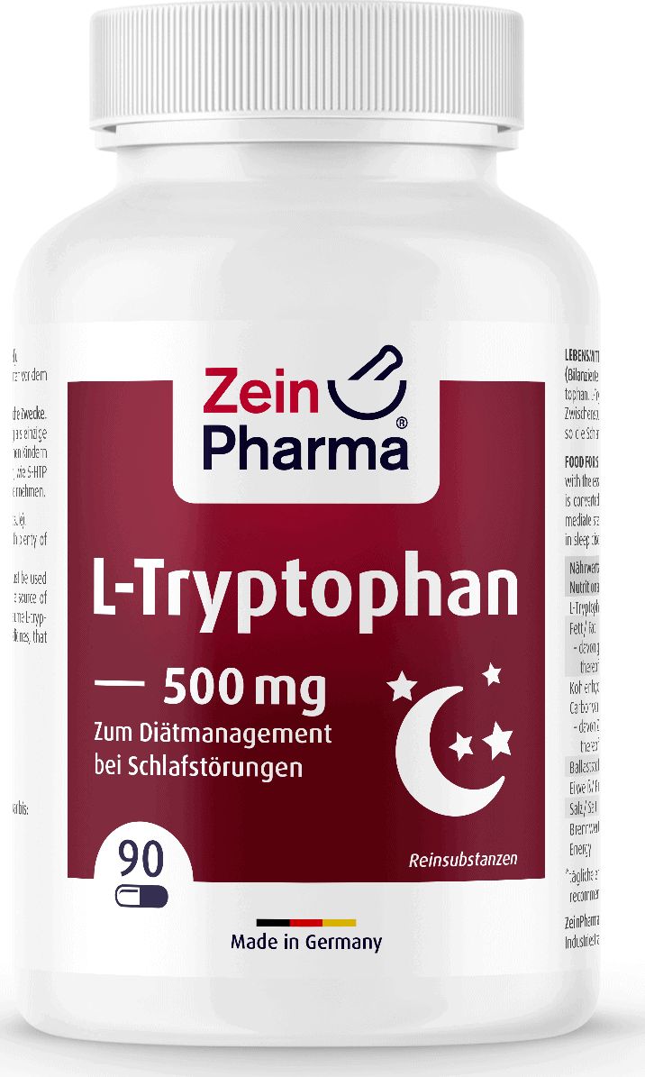 Zein Pharma ZEIN PHARMA L-Tryptophan 500mg (L-Tryptofan) 90 Kapsułek
