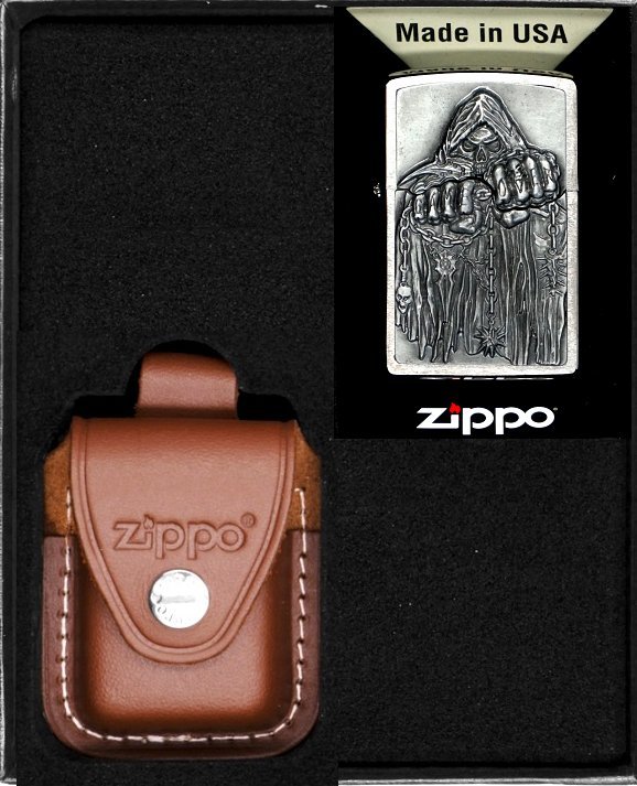 Zestaw ZIPPO Zapalniczka GAME OVER EMBLEM Prezentowy No2