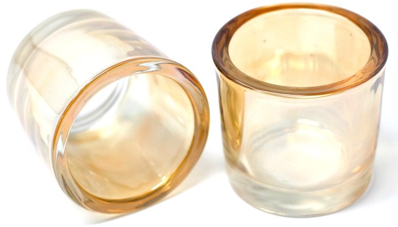 Świecznik szklany na świece