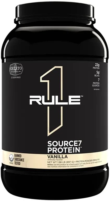 Rule One - Odżywka Białkowa Source7 Protein, Vanilla Gelato, Proszek 897g