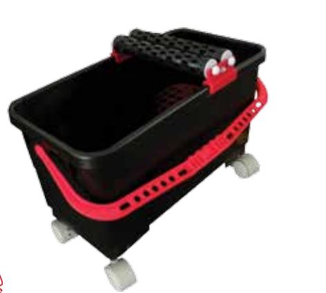 Modeco Wiadro glazurnicze 24L na kółkach (MN-79-221)