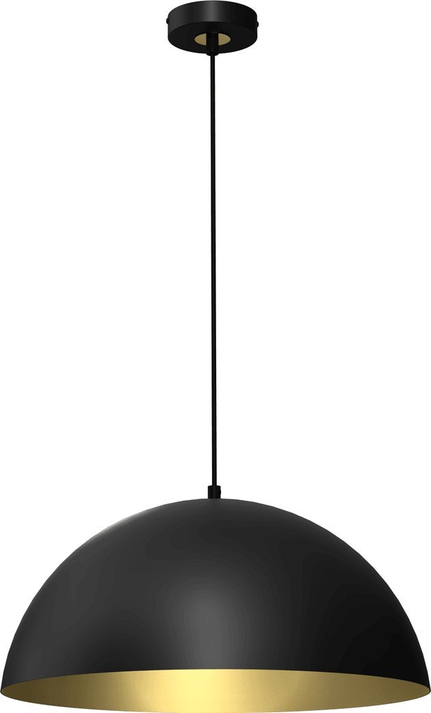 Lampa wisząca Milagro Lampa wisząca BETA BLACK/GOLD 1xE27 45cm
