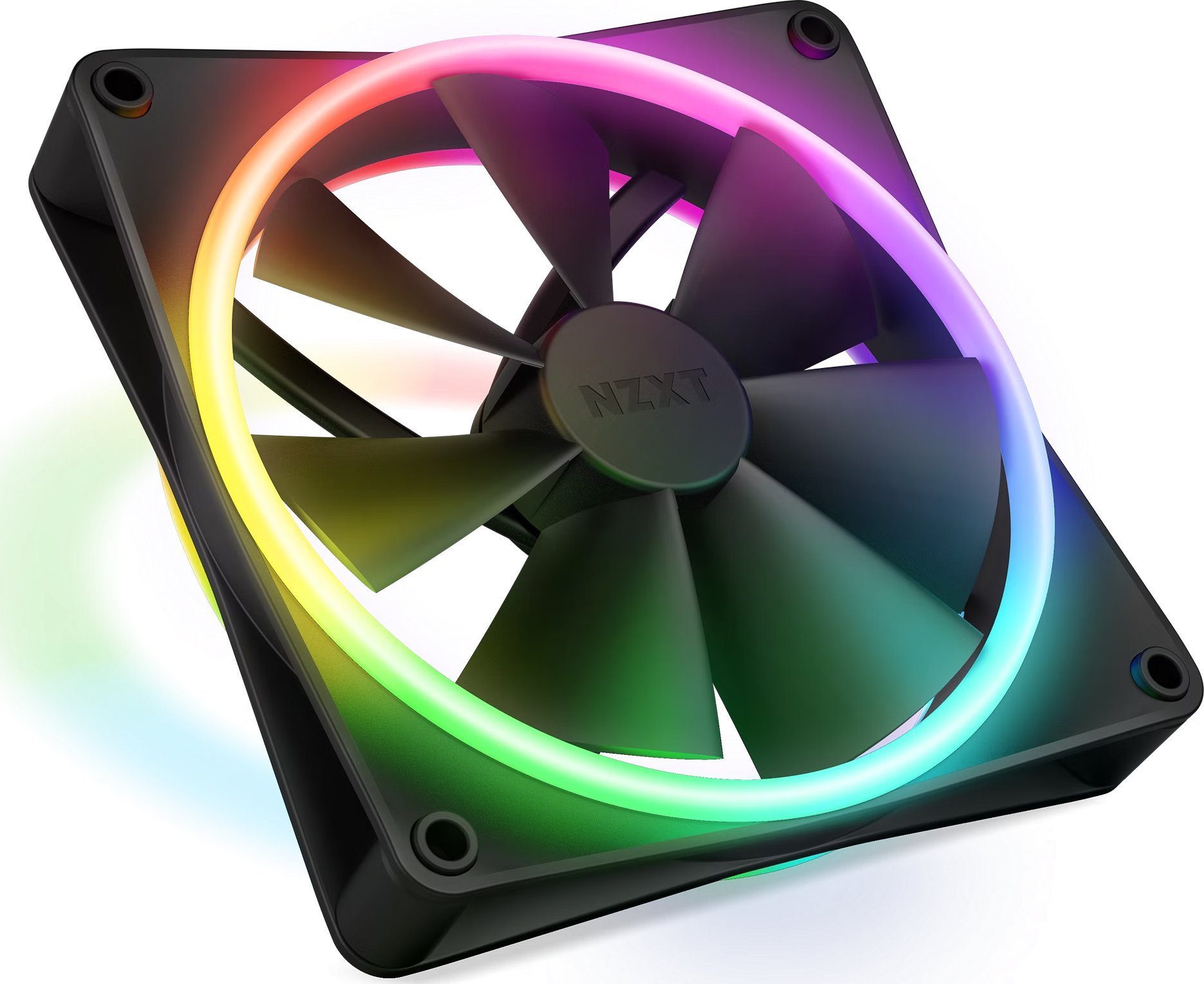 Nzxt NZXT F-Serie F120 RGB DUO L�fter Single Black RF-D12SF-B1 retail