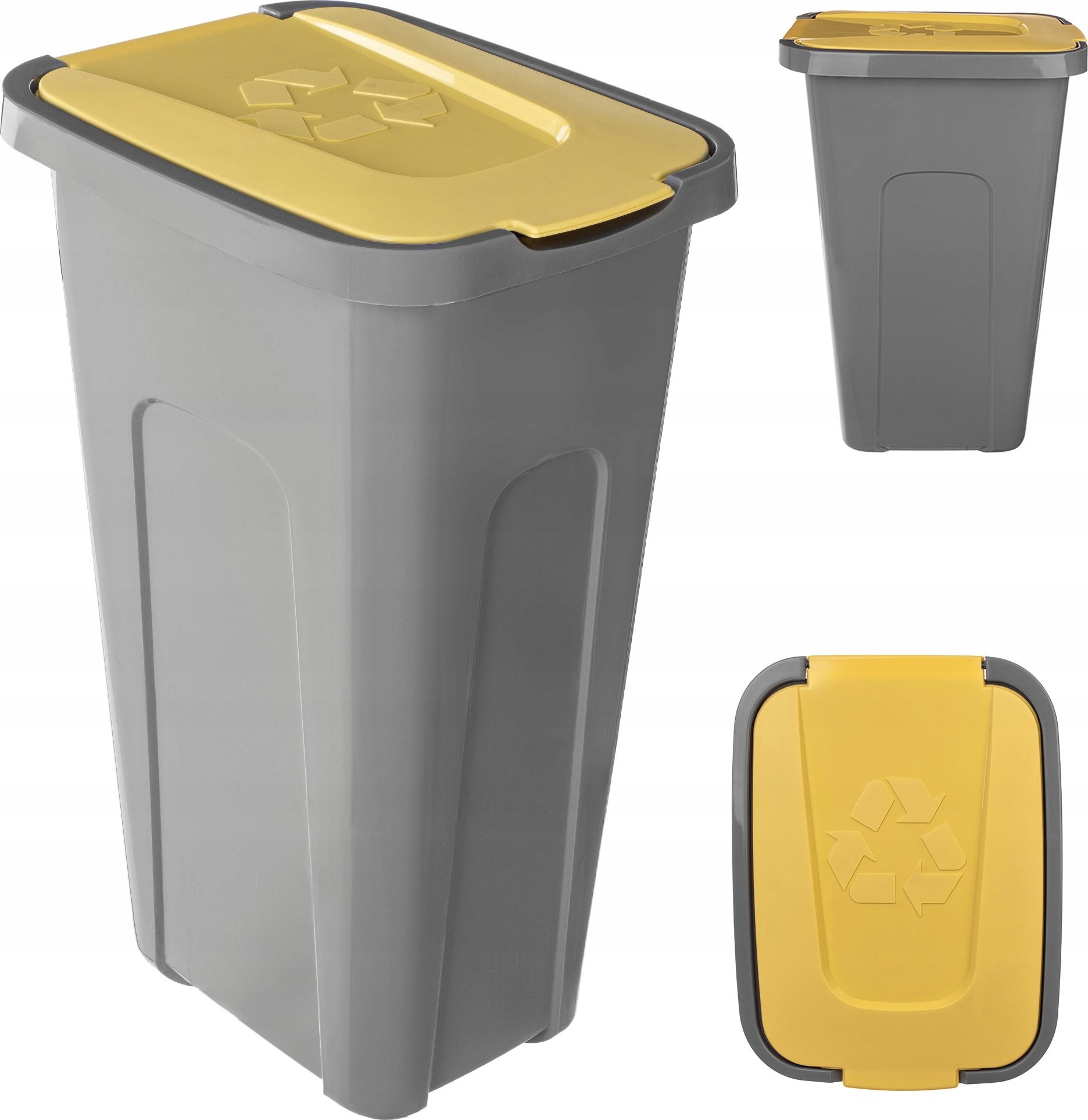 Kosz na śmieci Kadax KADAX Kosz na śmieci 30L żółty