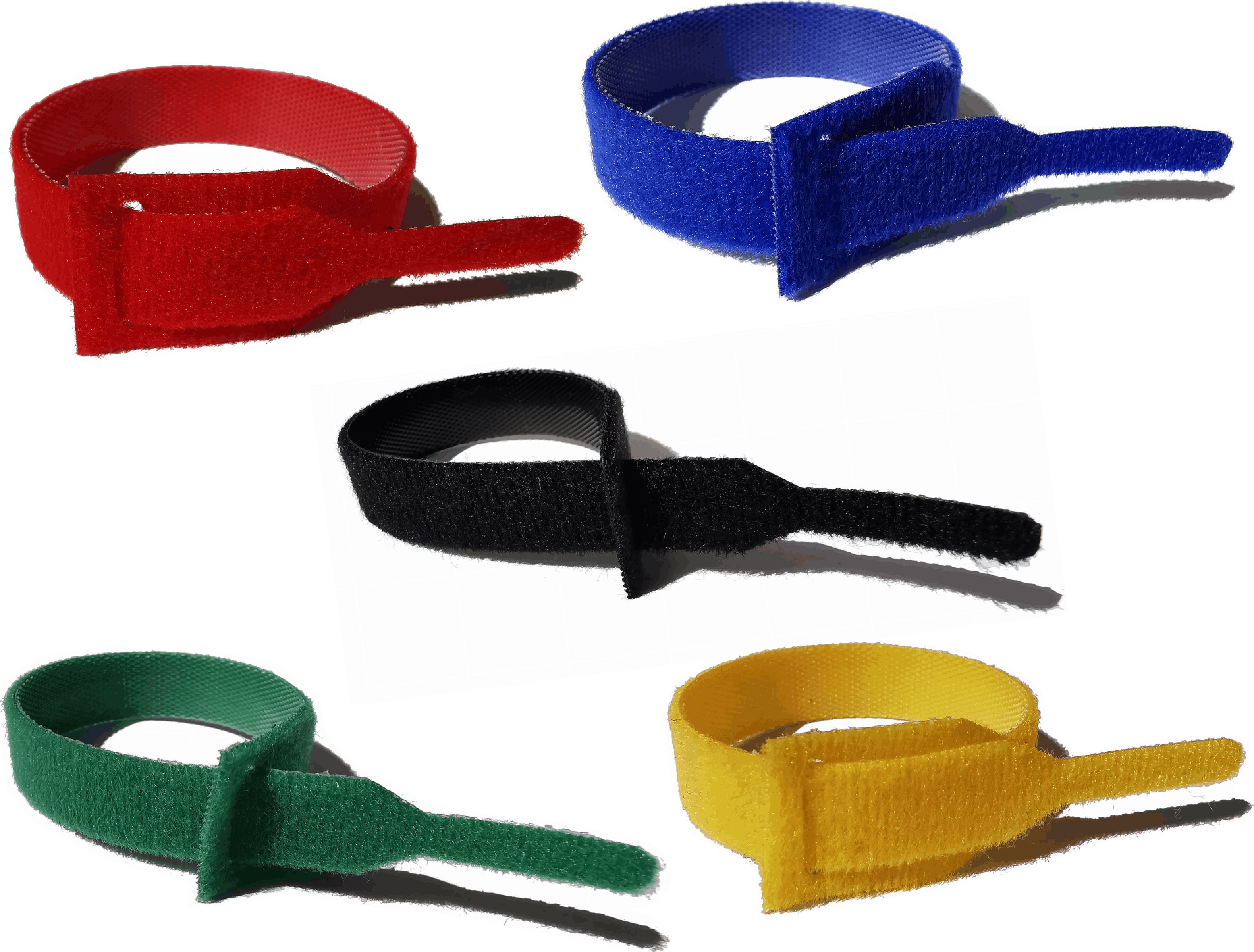 Organizer Wojtap Opaski rzepowe do kabli 20x200 mm 10 szt mix kolorów