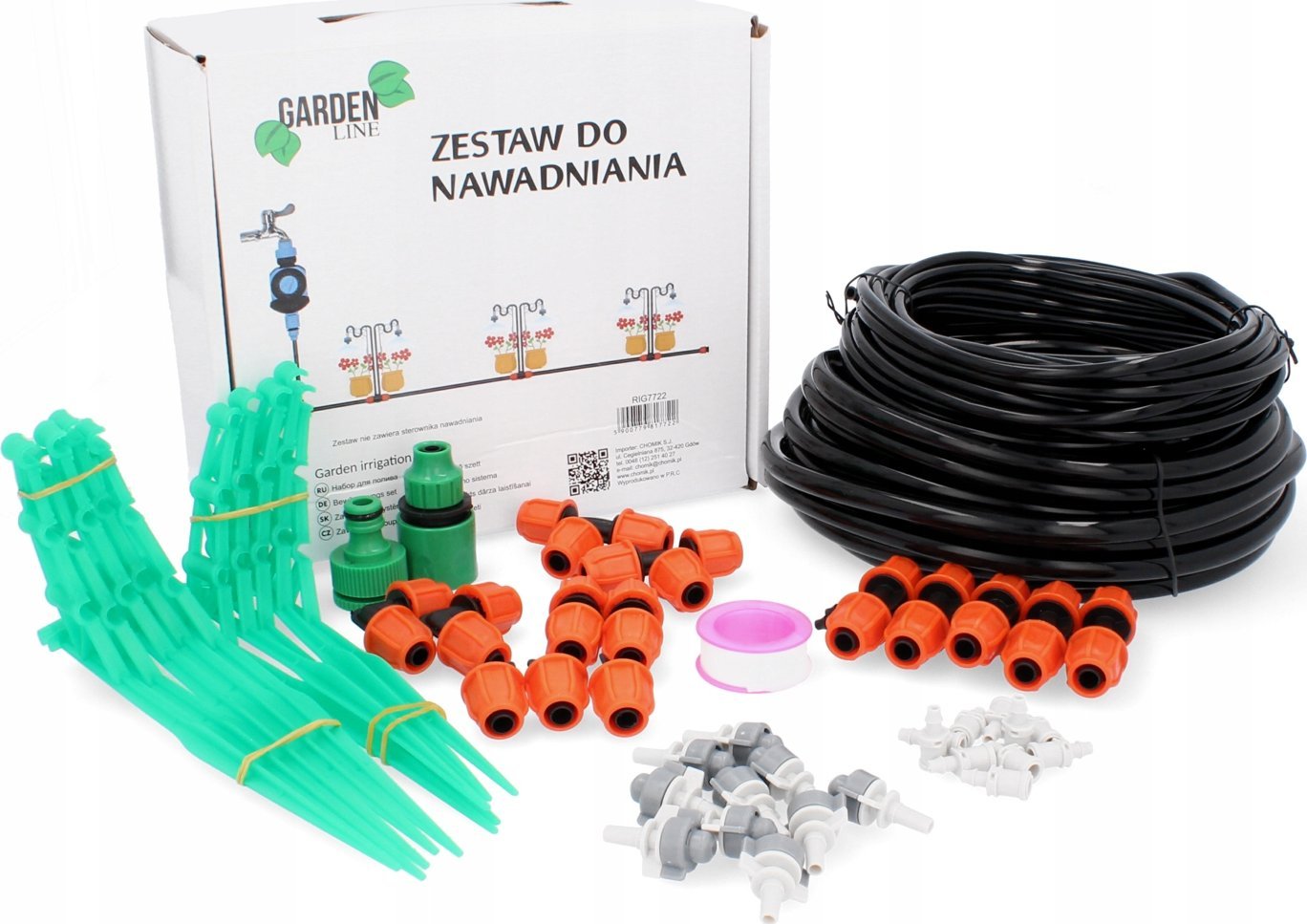Zestaw do nawadniania / irygacji 49 elementów