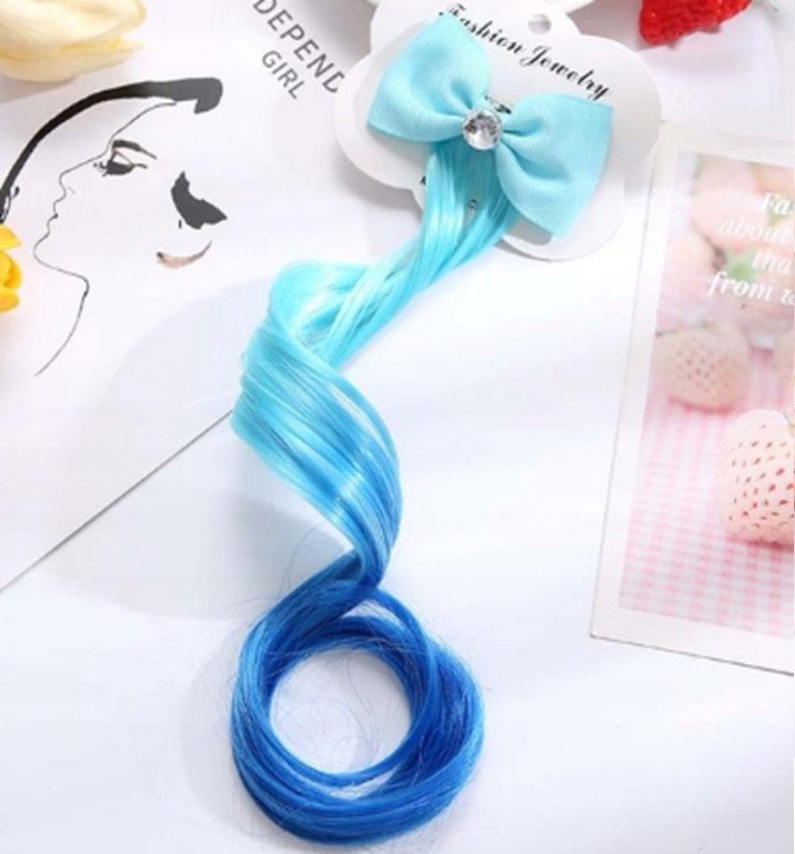 WŁOSY SYNTETYCZNE WARKOCZYKI DOCZEPIANE kolor B2