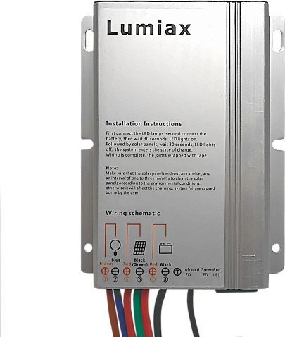 Lumiax Regulator ładowania oświetleniowy Lumiax 12/24V 20A