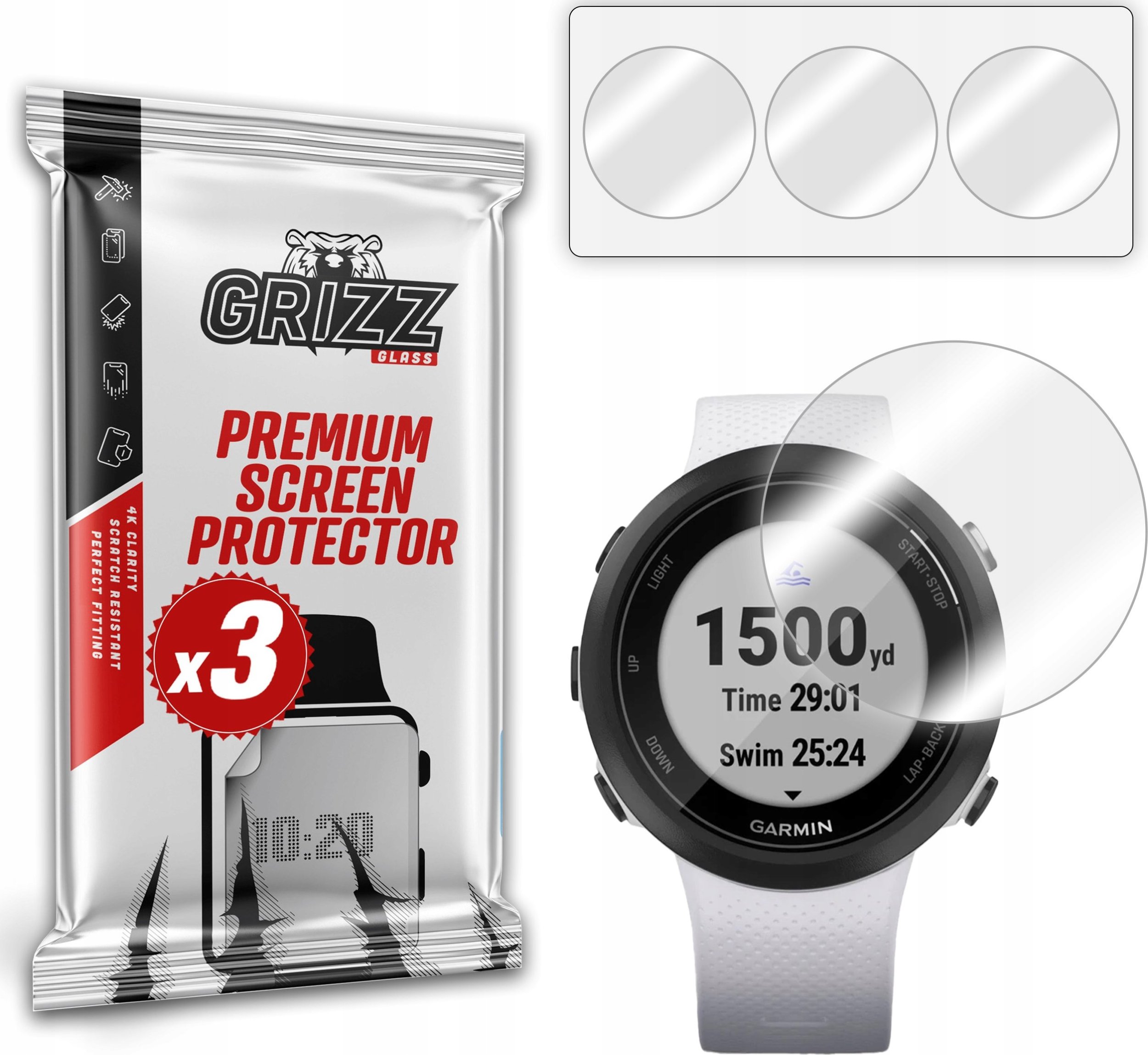 Folia hydrożelowa GrizzGlass Hydrofilm do Garmin Swim 2