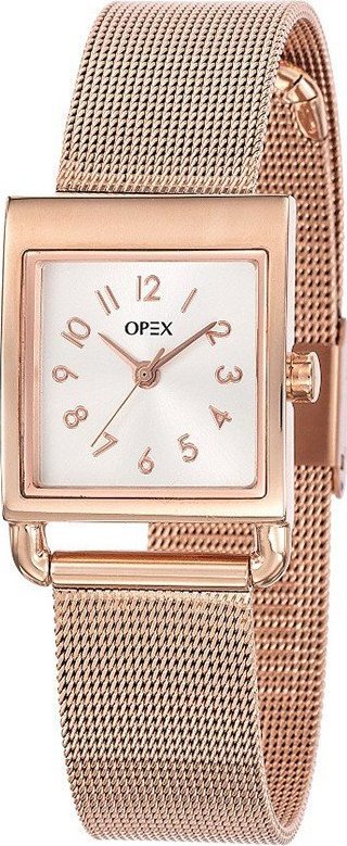 Zegarek Opex Zegarek damski Opex X4096MA1 różowe złoto