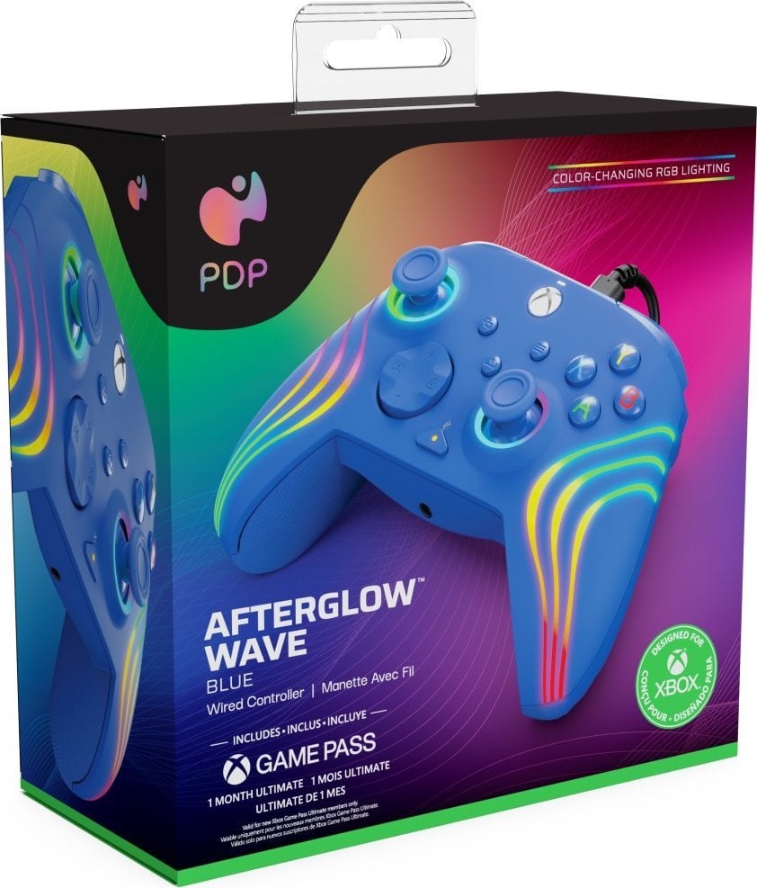 Pad PDP PDP XS Pad przewodowy Afterglow WAVE - niebieski