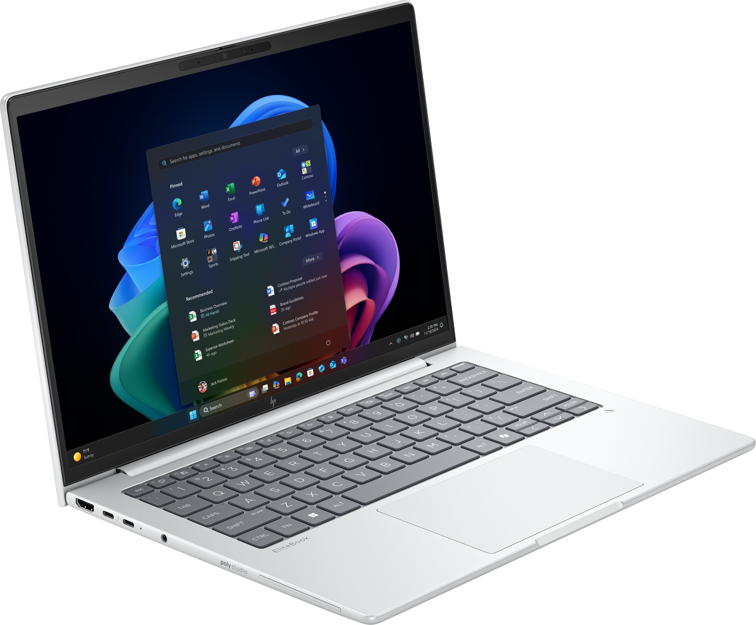 HP EliteBook 8 G1i 14 Intel Core Ultra 7 258V 14inch 32GB LPDDR5X 1TB M.2 PCIe Intel Arc Graphics 140V W11P 3YW