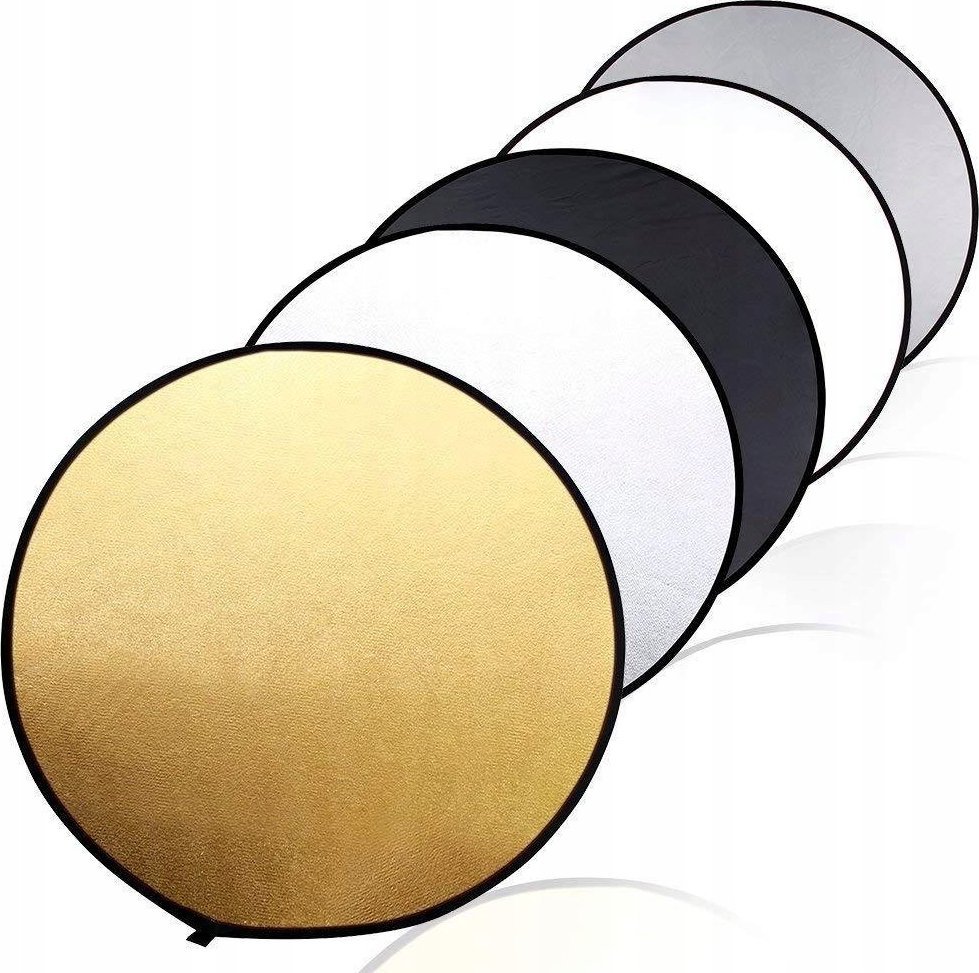 Blenda Korbi BLENDA FOTOGRAFICZNA ZŁOTA SREBRNA DYFUZOR 5W1