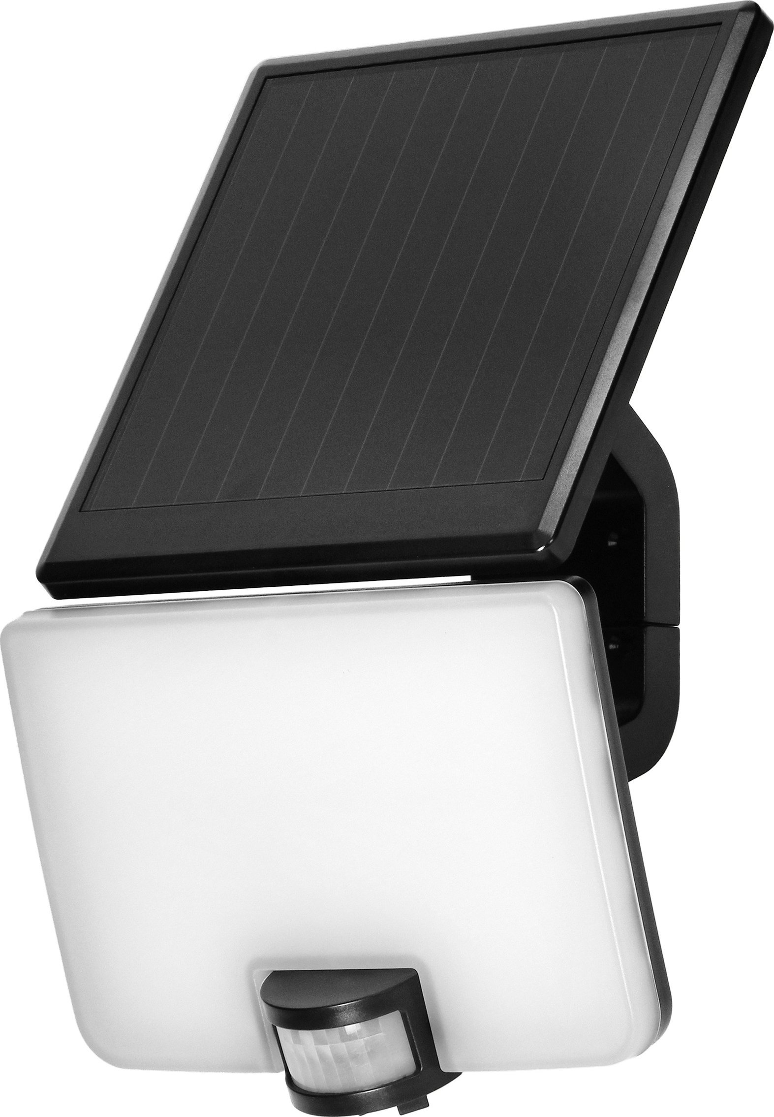 Naświetlacz Orno SOLIS LED 10W, naświetlacz solarny z czujnikiem ruchu PIR, 1200lm, IP54, 4000K, 3000 mAh, czarny