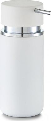 Dozownik do mydła Zeller Łazienkowy Rubber biały (18570)