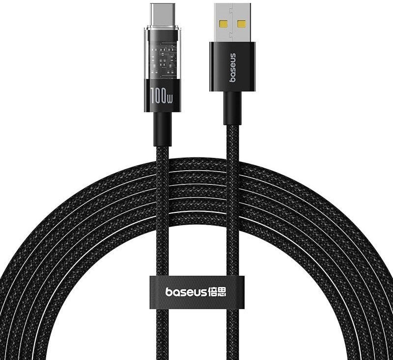 Kabel USB Baseus USB-A - USB-C 2 m Czarny (P10373002111-01)