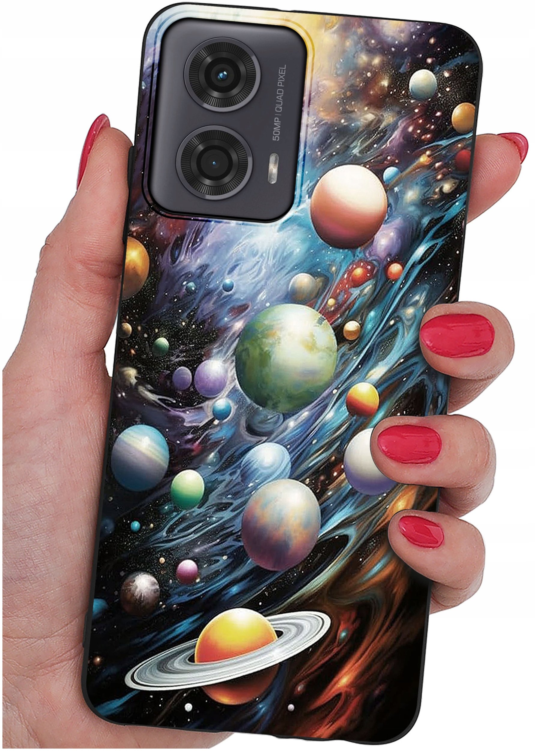 Etui do Motorola Moto G24 |G24 POWER |G04 |E14 WZORY |SILIKONOWE MATT SZKŁO