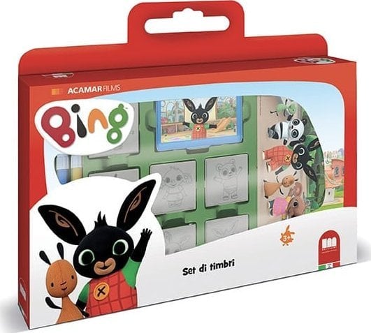 Dante Pieczątki w walizce 7 sztuk Bing 7987 Multiprint