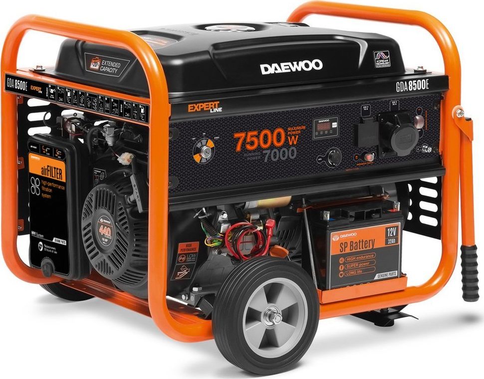 Agregat Daewoo GDA 8500E 7500 W 1-fazowy