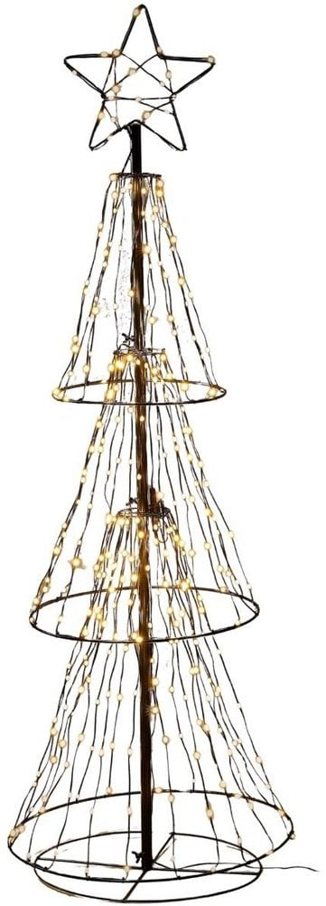 CHOINKA DEKORACYJNA 310 LED CIEPŁY BIAŁY 150 CM LUCA