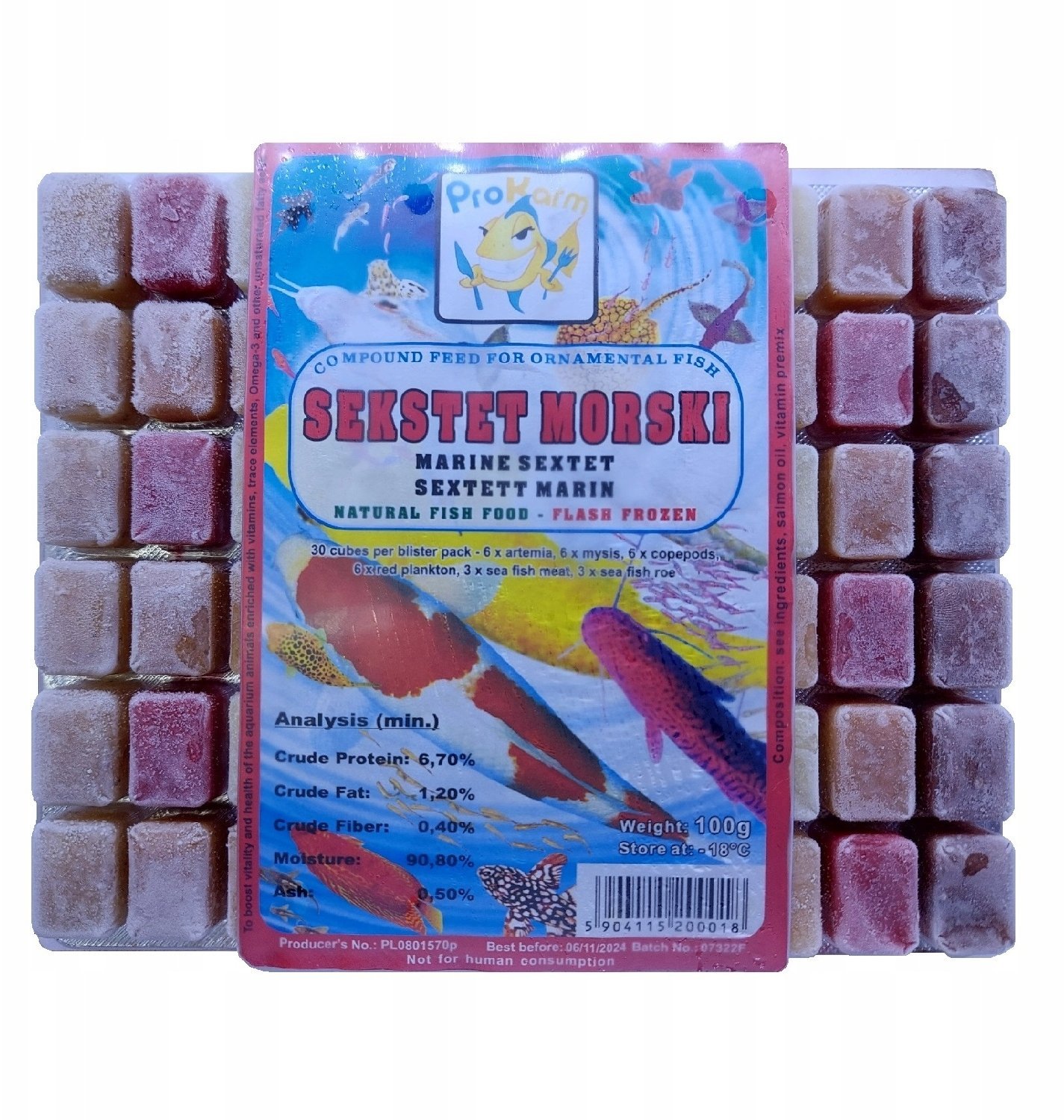 MROŻONKA SEKSTET MORSKI 100G